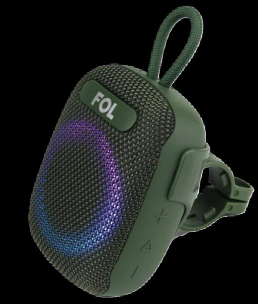 Bocina TWS FOL S-195 con soporte para bicicleta