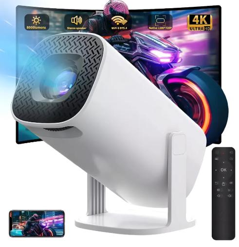 Proyector portátil Full HD compatible con 4K